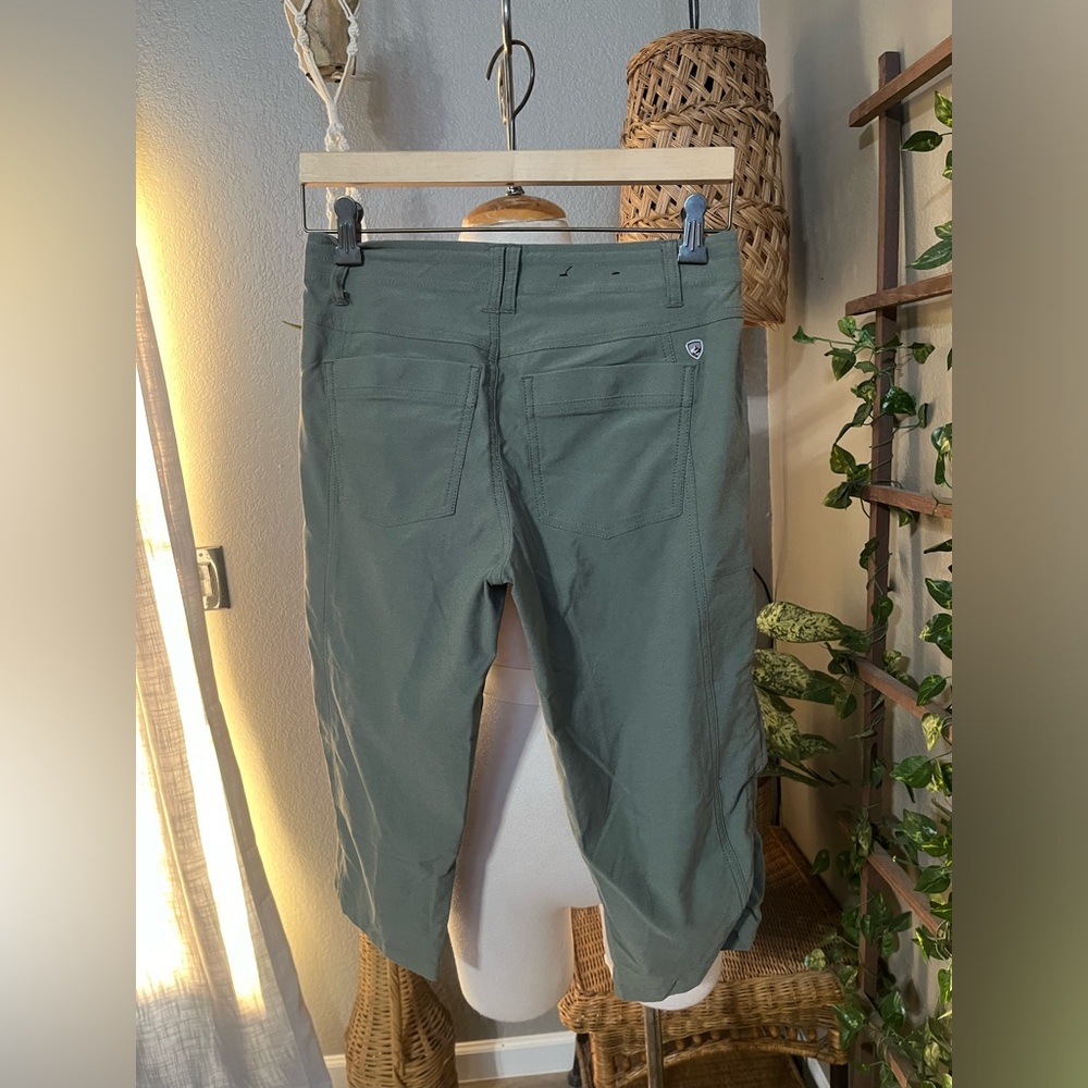 Kuhl Women's Mustard Yellow Tank with Sage Green Capris - Picture 8 of 10